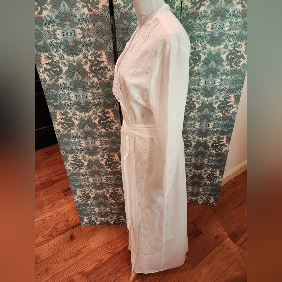 Eileen West Queen Ann's Lace for Neiman Marcus Edwardian Dressing Gown Robe - Picture 5 of 8